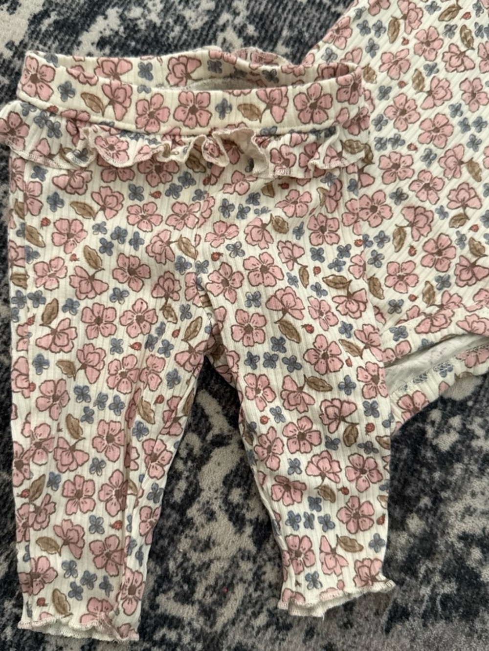 Carter’s Floral Ruffle Set - Picture 2 of 4